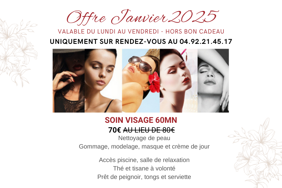 Offre Excellence Spa janvier 2025